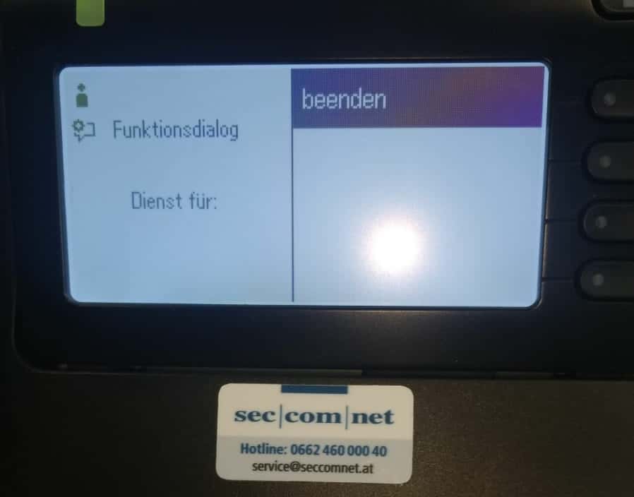 Openscape Business Telefon Umleiten