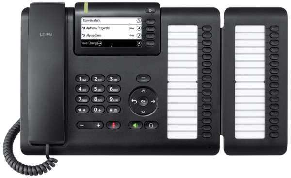 Openscape Deskphone CP400 mit Tastenmodul